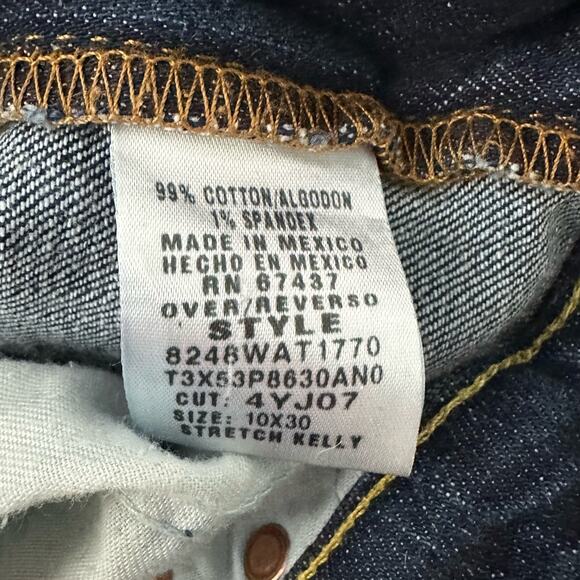 POLO RALPH LAUREN Jeans Womens 10/30 Kelly Dark Wash Bootcut Mid Rise Stretch - Picture 9 of 15